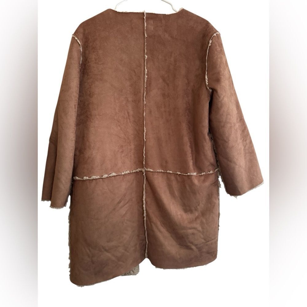 BB Dakota Women’s Reversible Faux Shearling Jacket New in Size Small. - Picture 4 of 7